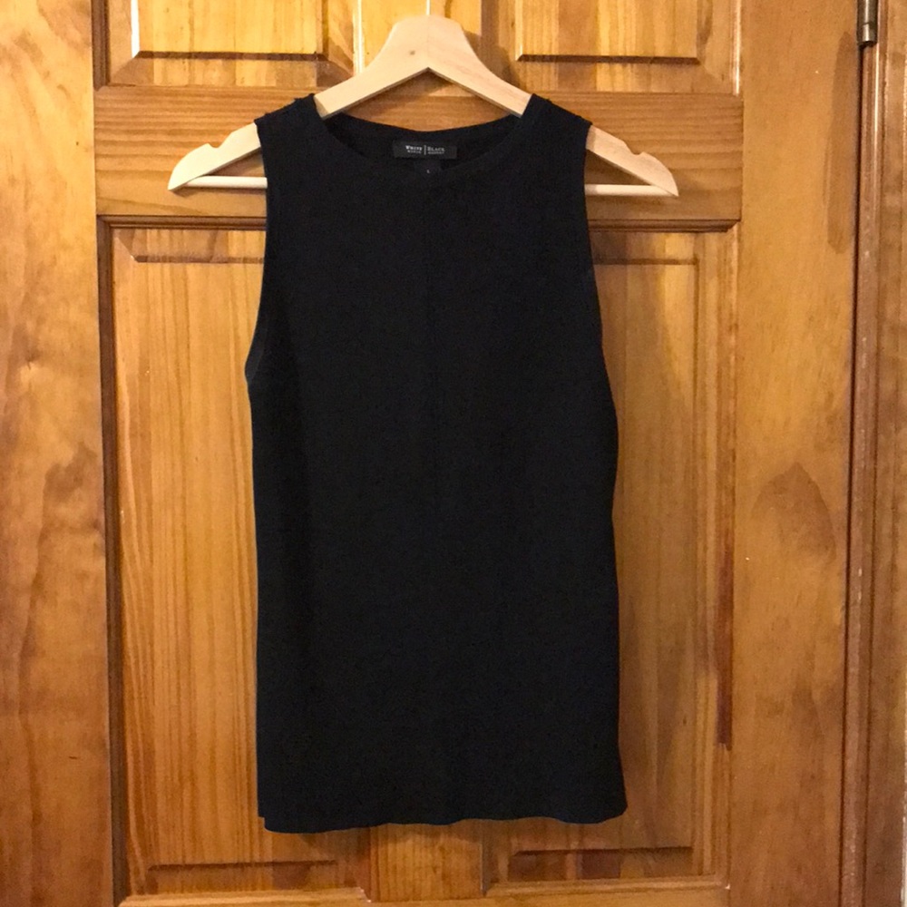 White House Black Market Rayon/Nylon Sleeveless Top